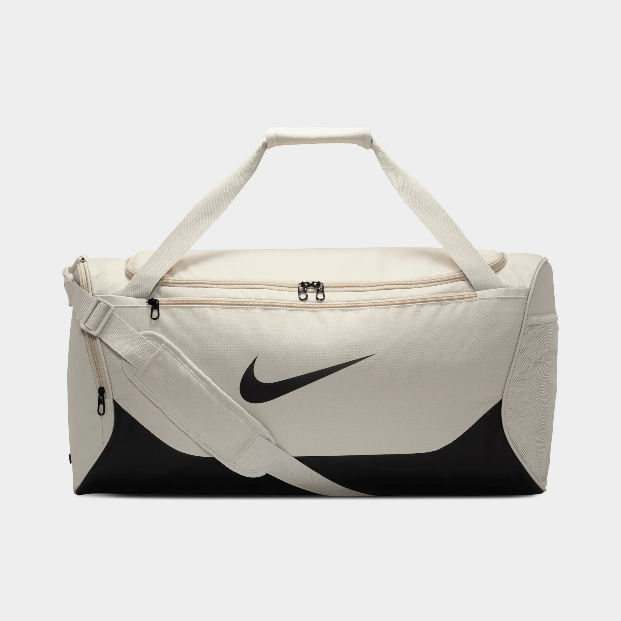 Nike Brasilia Medium Duffel Bag X Light Bone / Black
