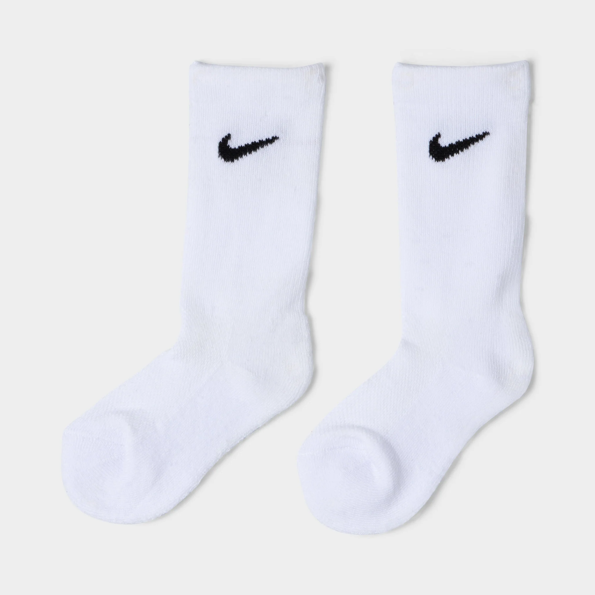 Nike Children's Mesh & Cushioned Crew Socks (6 Pack) / White - Image 2