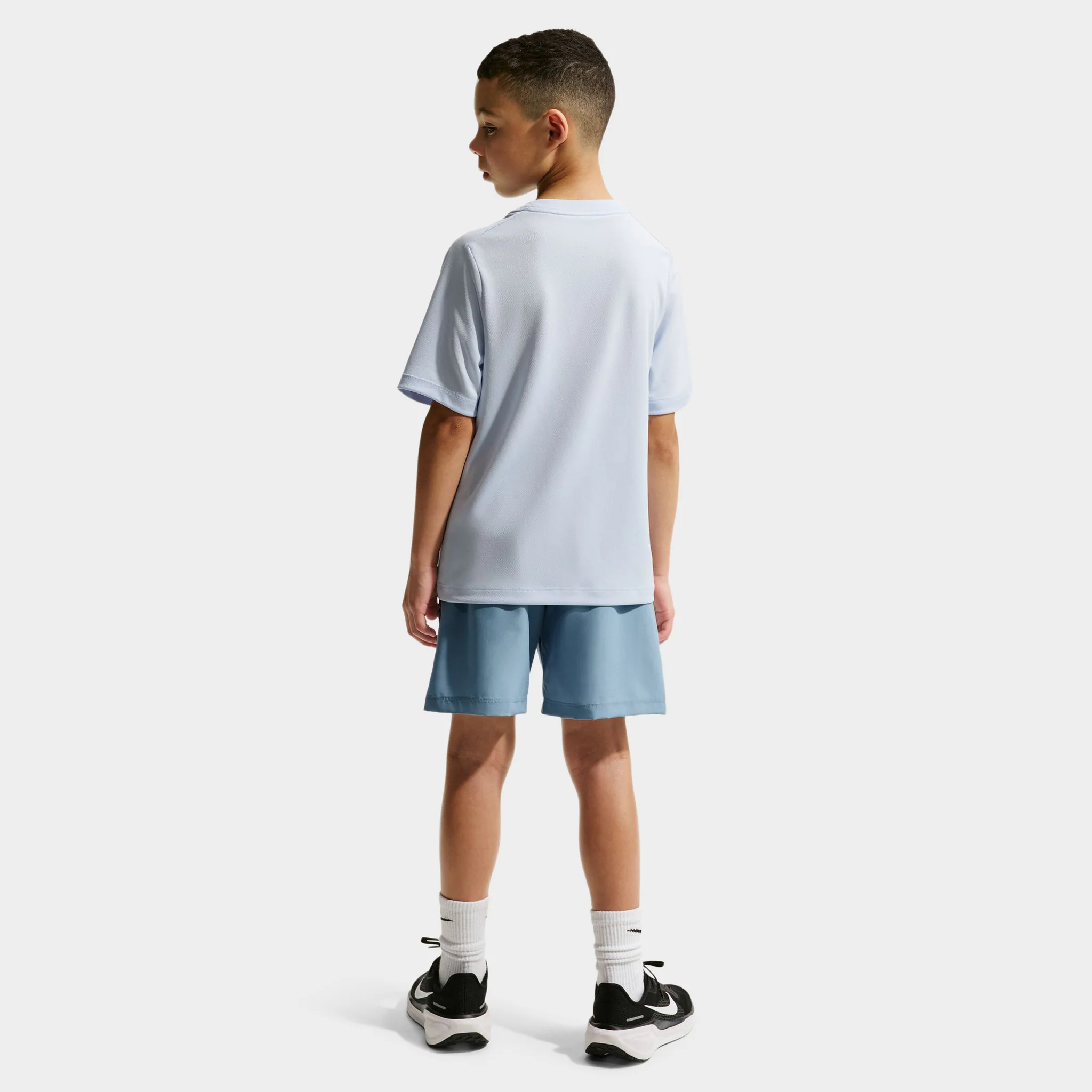 Nike Dri-FIT Juniors' Multi Woven Shorts Work Blue / White - Image 4