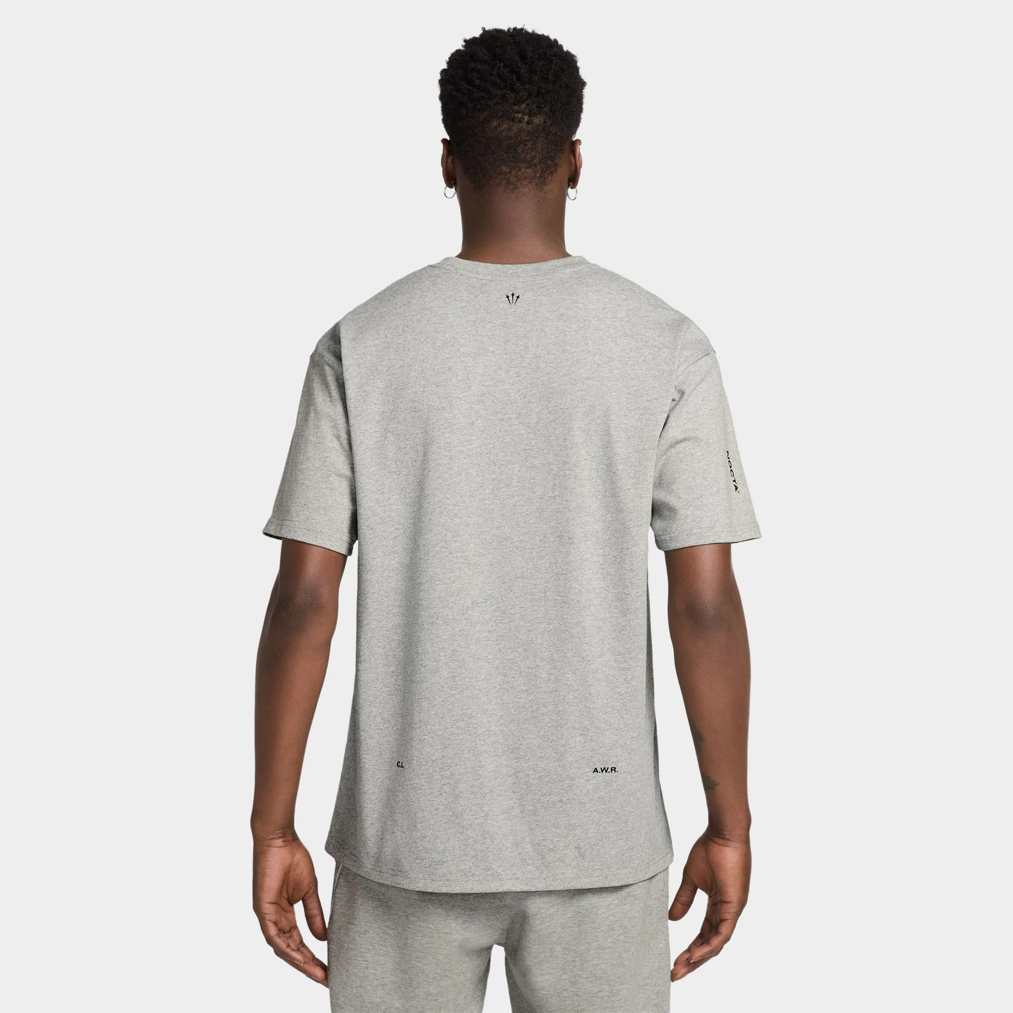Nike NOCTA CS Cardinal T-Shirt Dark Grey Heather / Black - Image 2