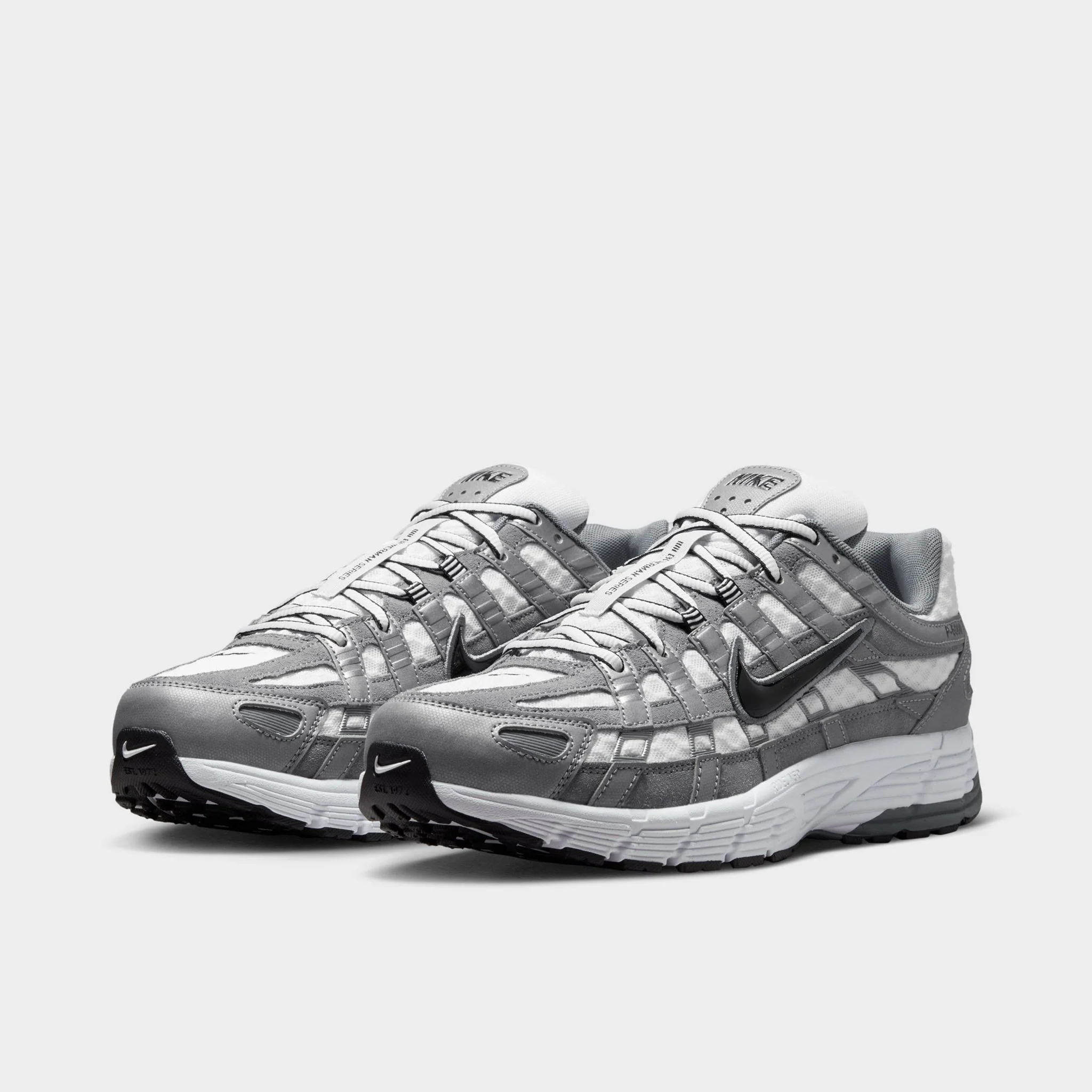 Nike P-6000 White / Black - Metallic Cool Grey - Image 2