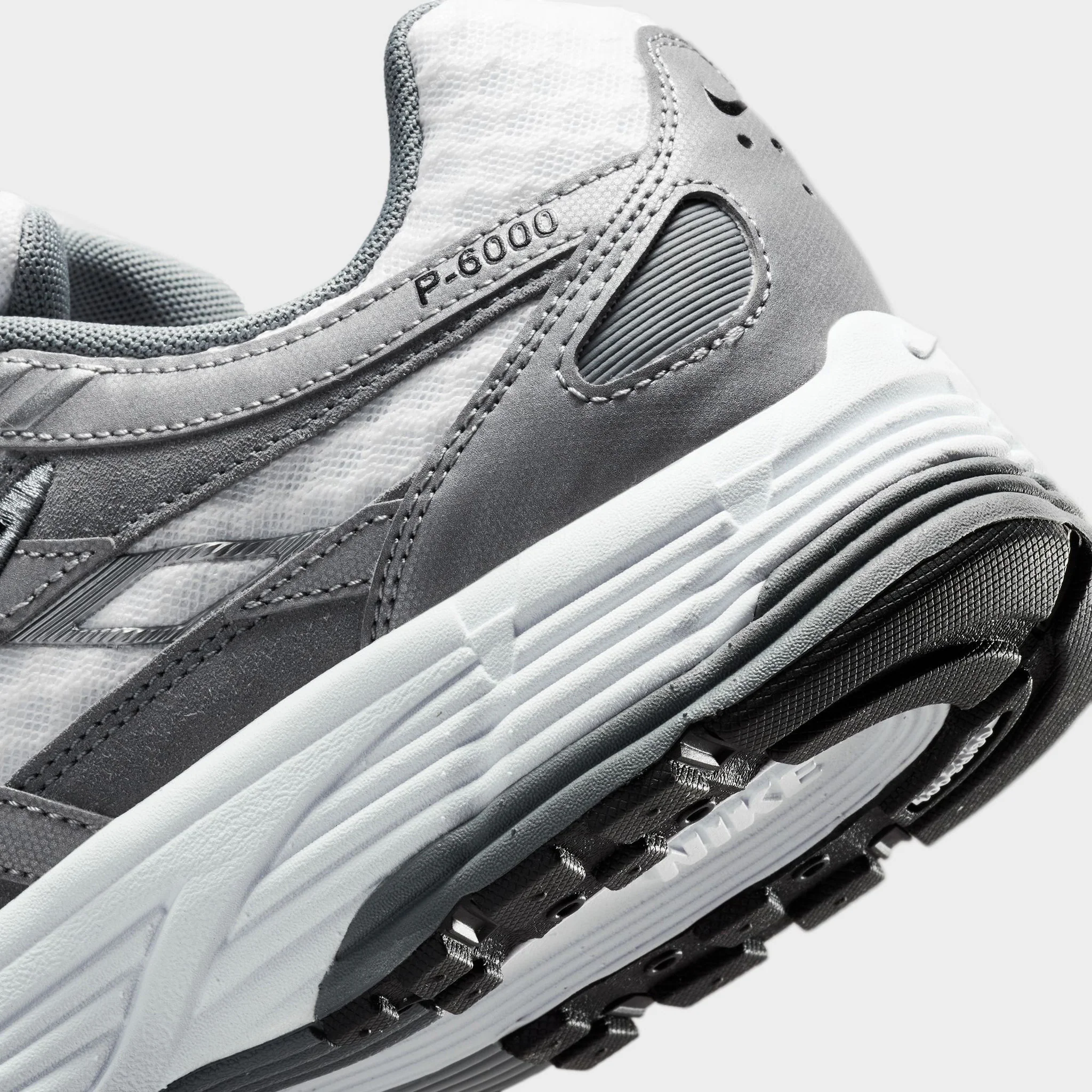 Nike P-6000 White / Black - Metallic Cool Grey - Image 3