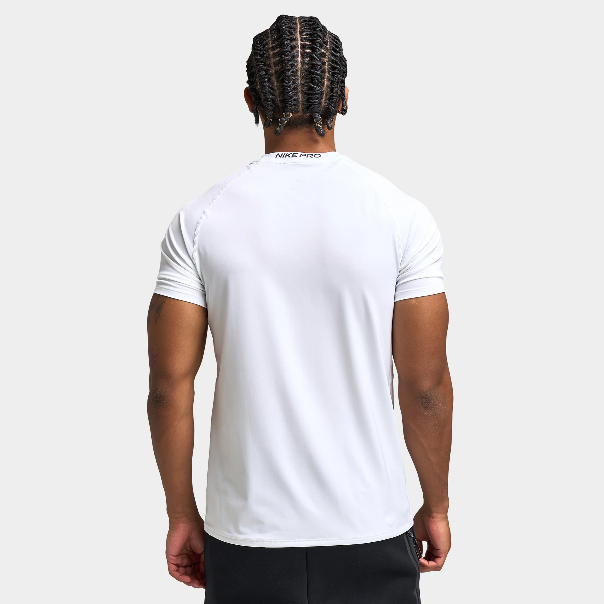 Nike Pro Dri-Fit Slim Tee / White - Image 3