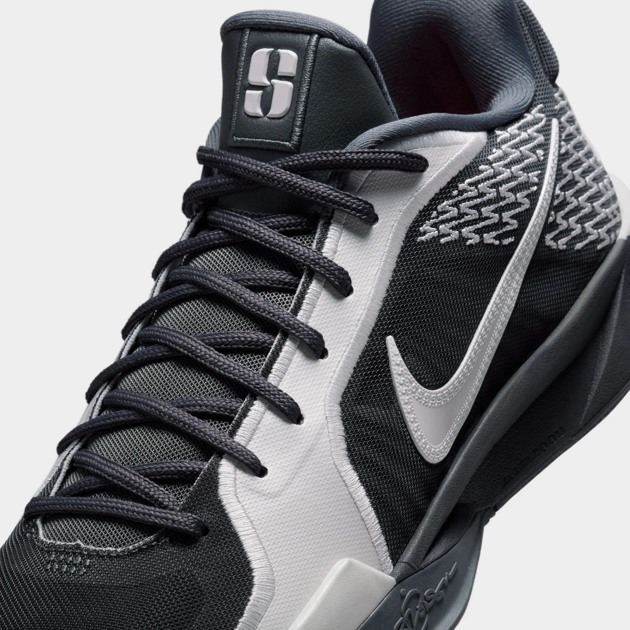 Nike Sabrina 2 Iron Grey / Sail - Hot Punch - Image 3