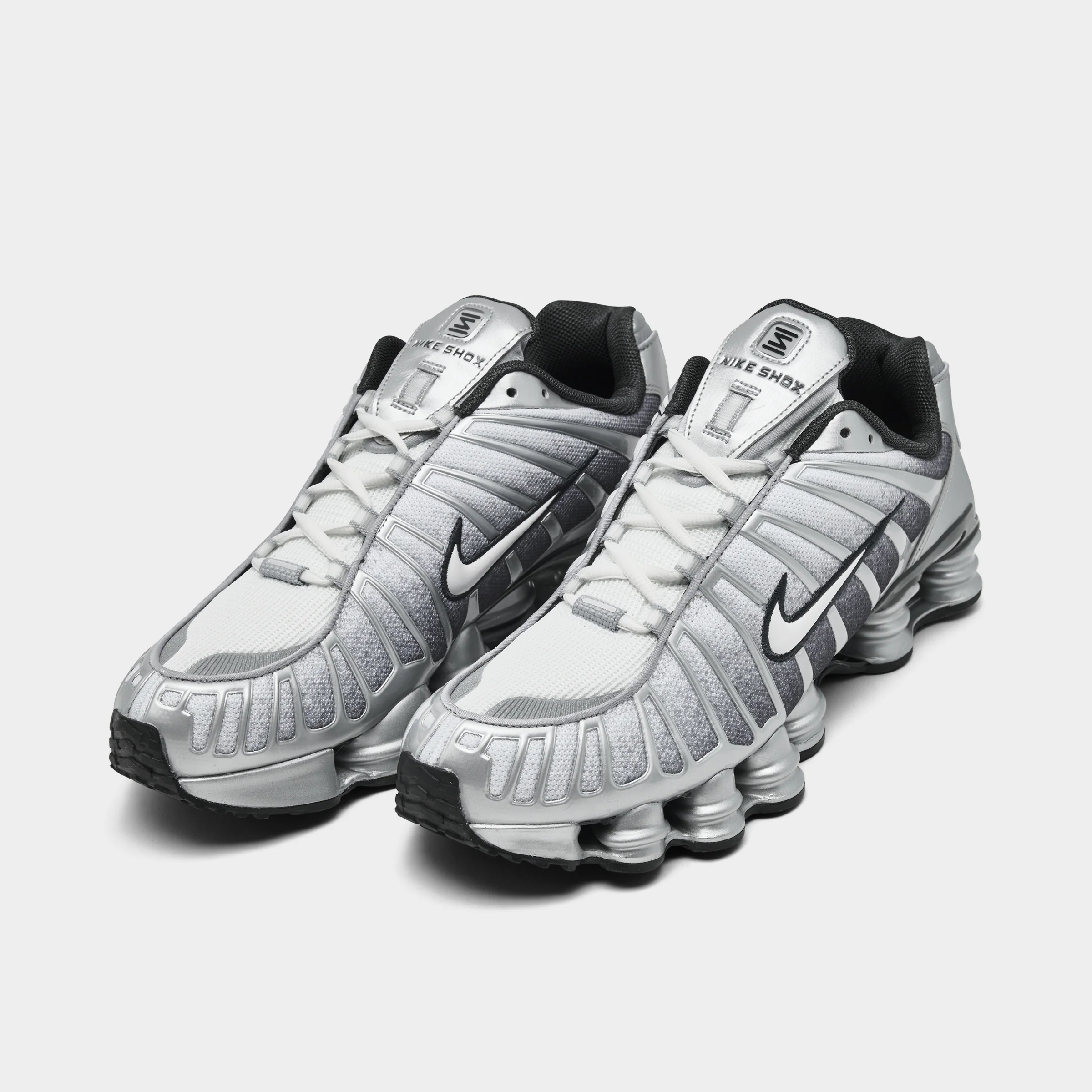 Nike Shox TL Print Metallic Silver / Summit White - Wolf Grey - Image 2
