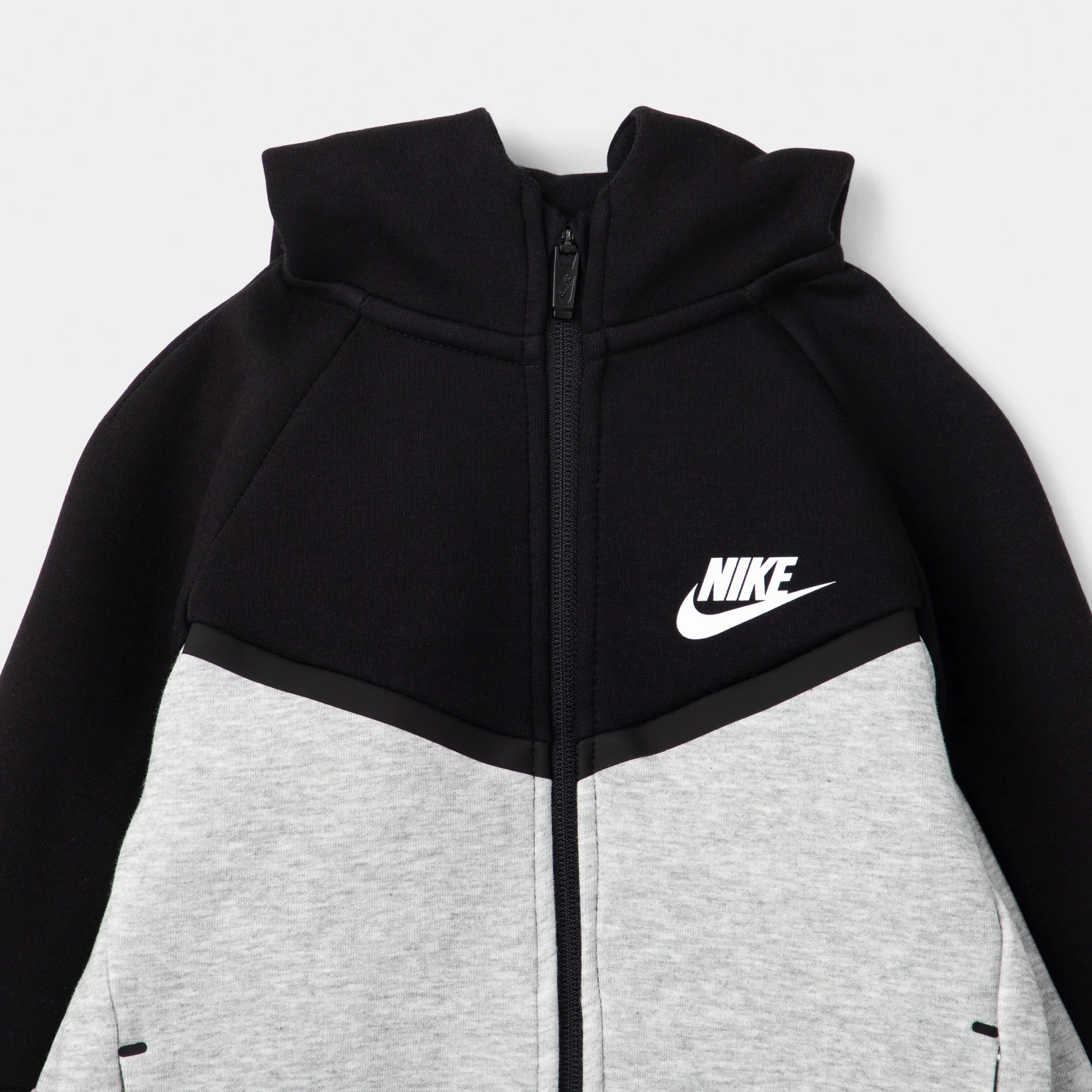 Nike Sportswear Children's Tech Fleece Full Zip Set Grey Heather / Black - White - Image 8