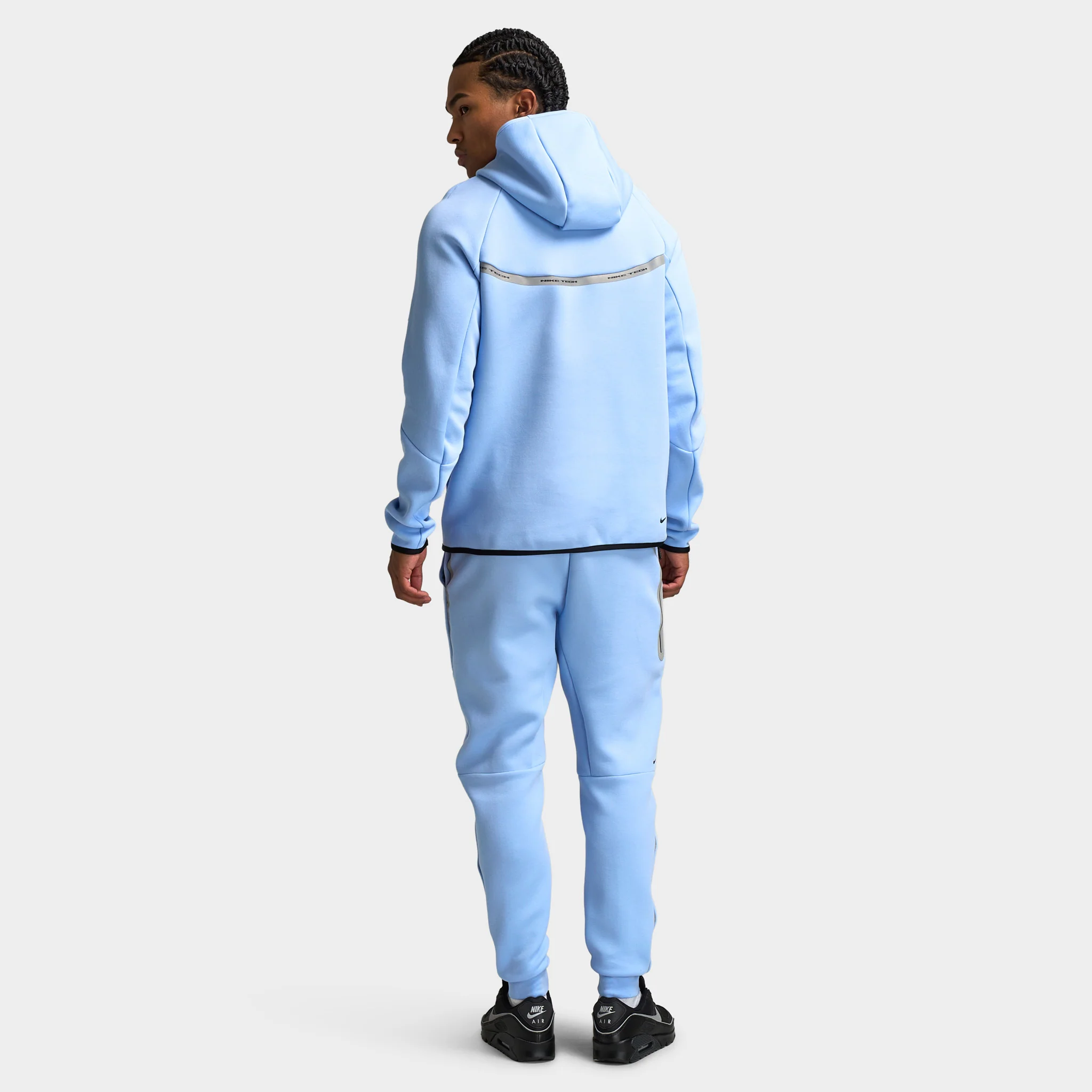Nike Sportswear Tech Fleece Hoodie Reflective / Blue - Image 5