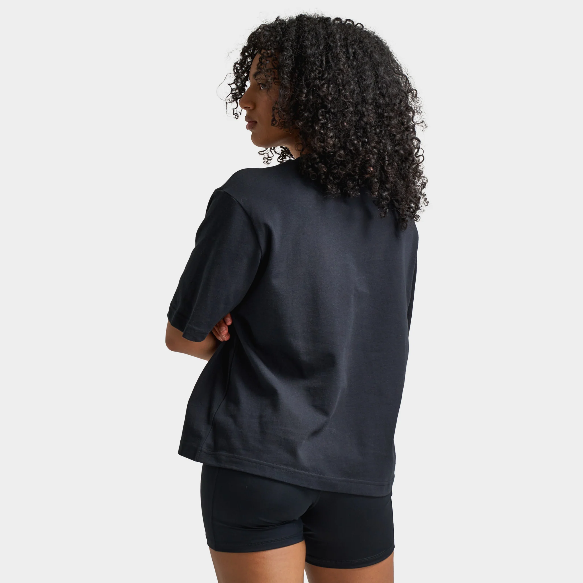 Nike Sportswear Women's Essentials Boxy T-shirt Black / White - Image 2