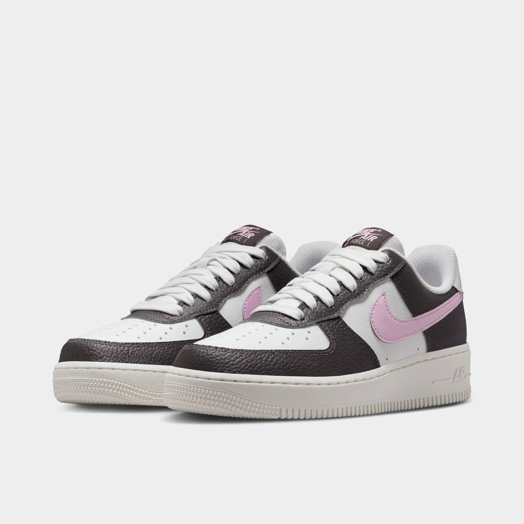 Nike Women's Air Force 1 '07 Summit White / Pink Foam - Medium Ash - Image 2