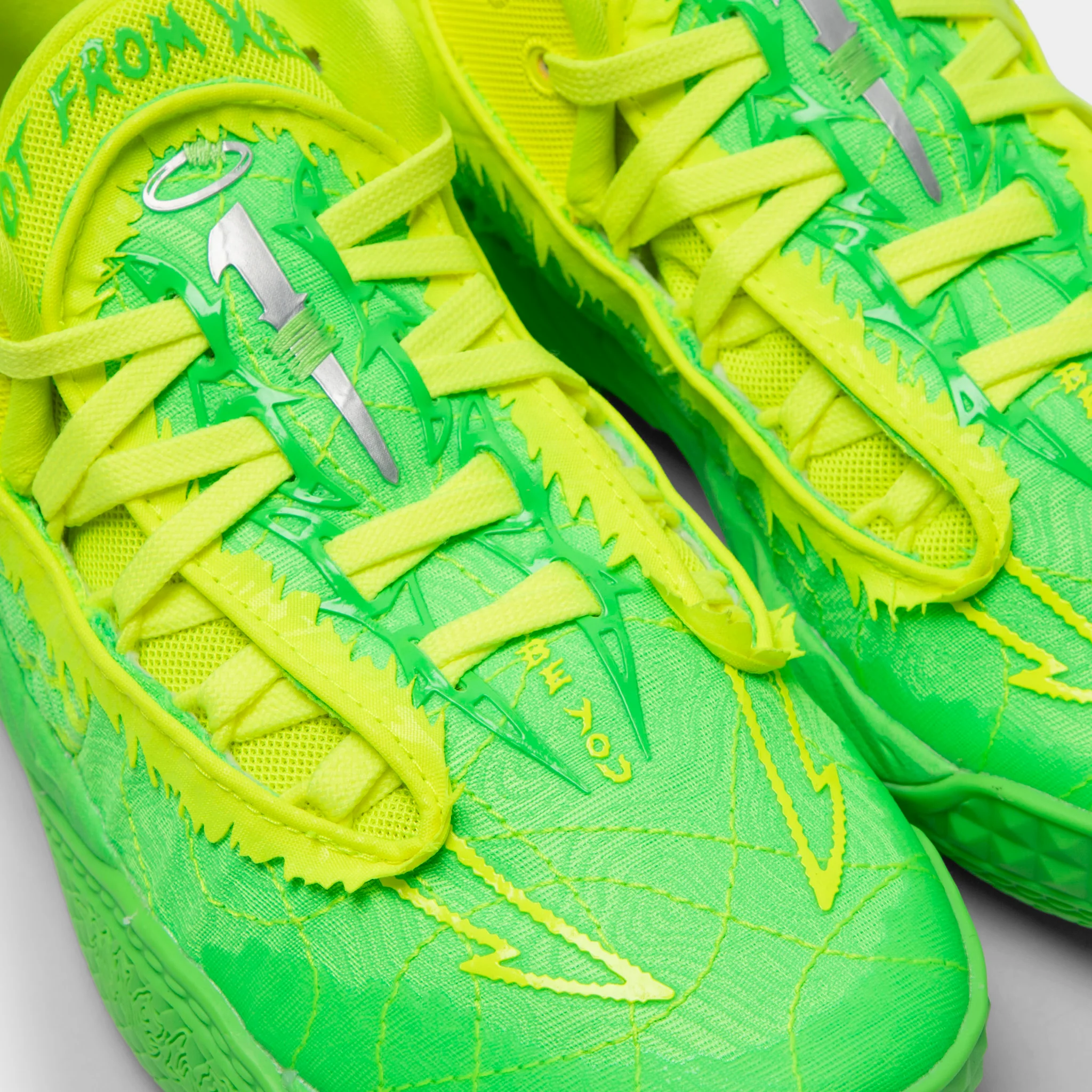 PUMA Juniors' MB.05 Fluro Green - Fluro Yellow - Image 3