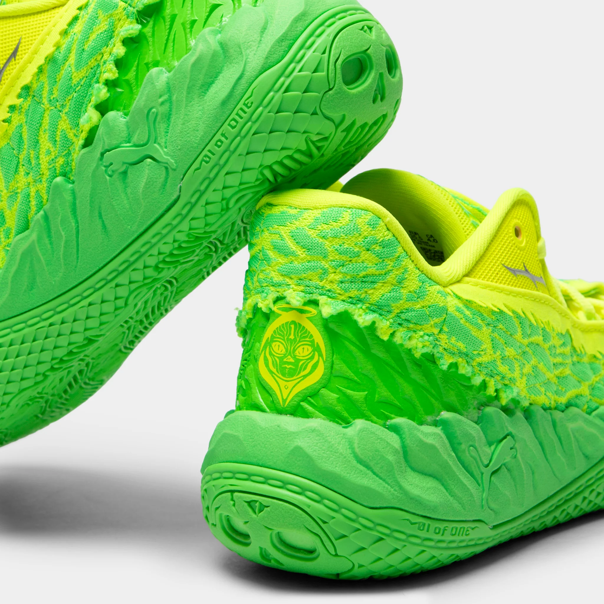 PUMA Juniors' MB.05 Fluro Green - Fluro Yellow - Image 4