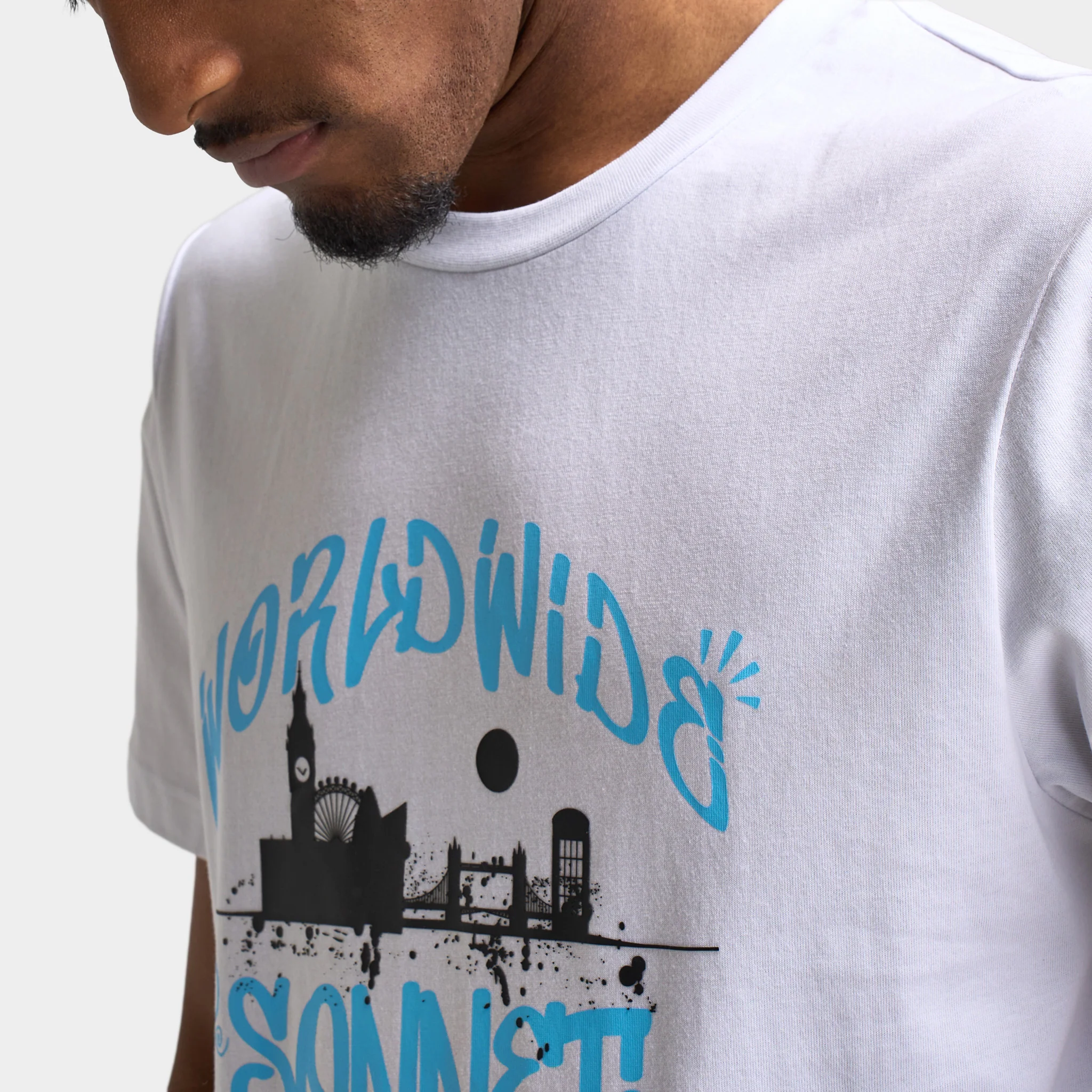 Sonneti World Graphic T-Shirt / Optic White - Image 4
