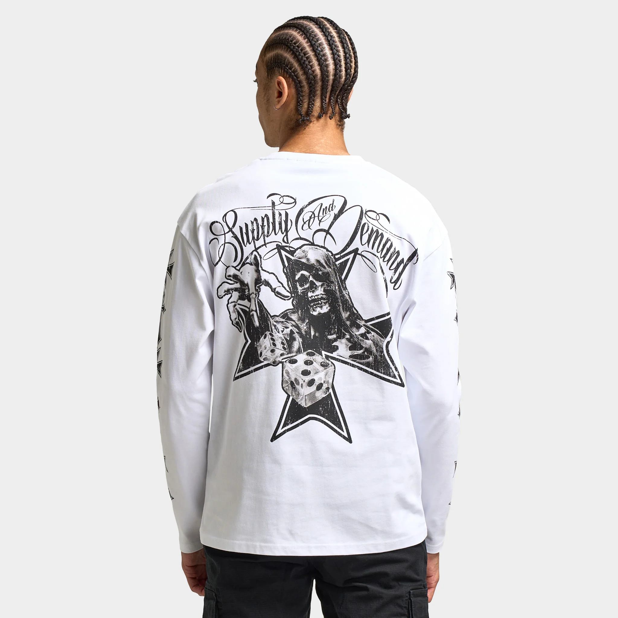 Supply & Demand Chance Long Sleeve T-shirt / Optic White - Image 2