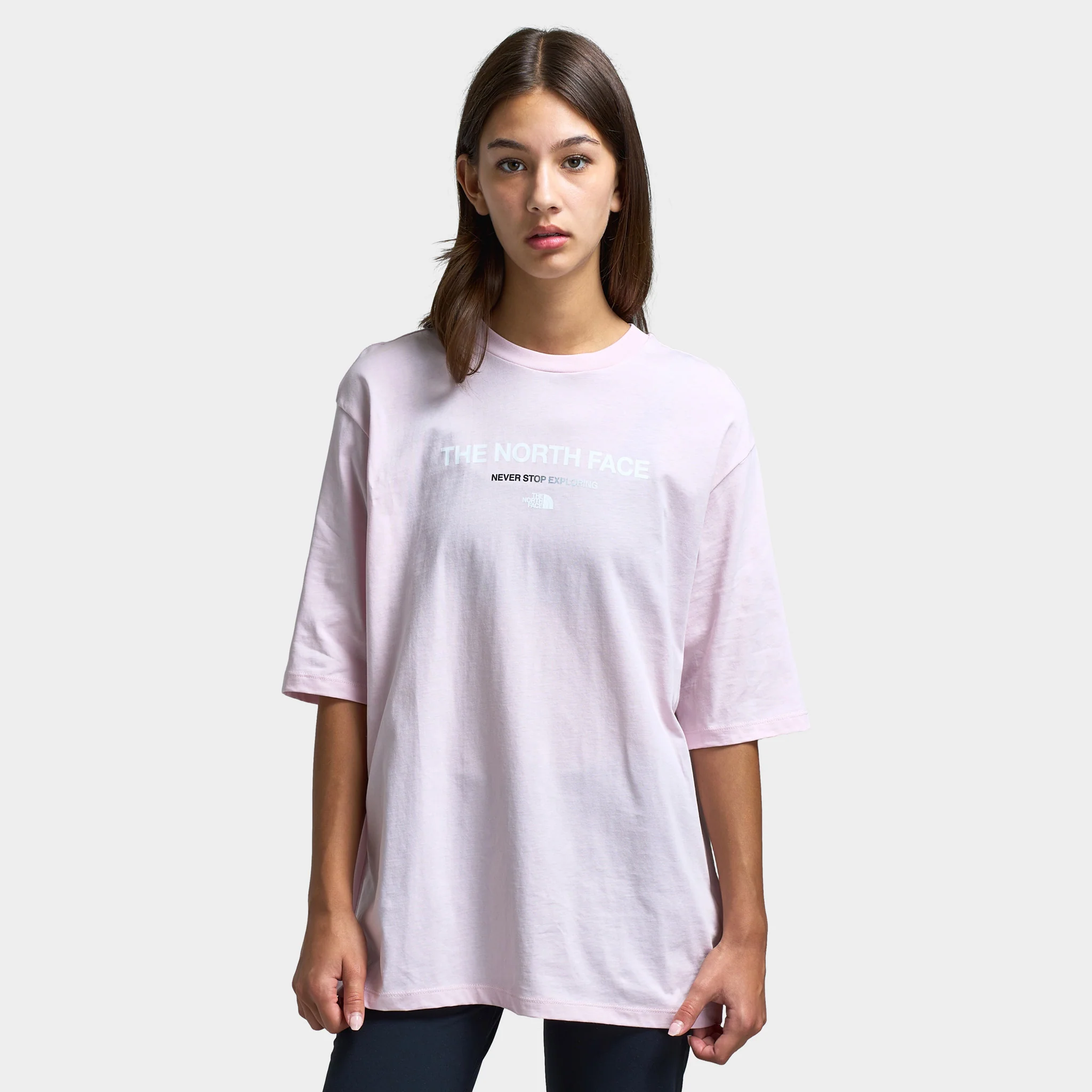 The North Face Women's Gradient Flow Oversized Tee / Pale Blossom