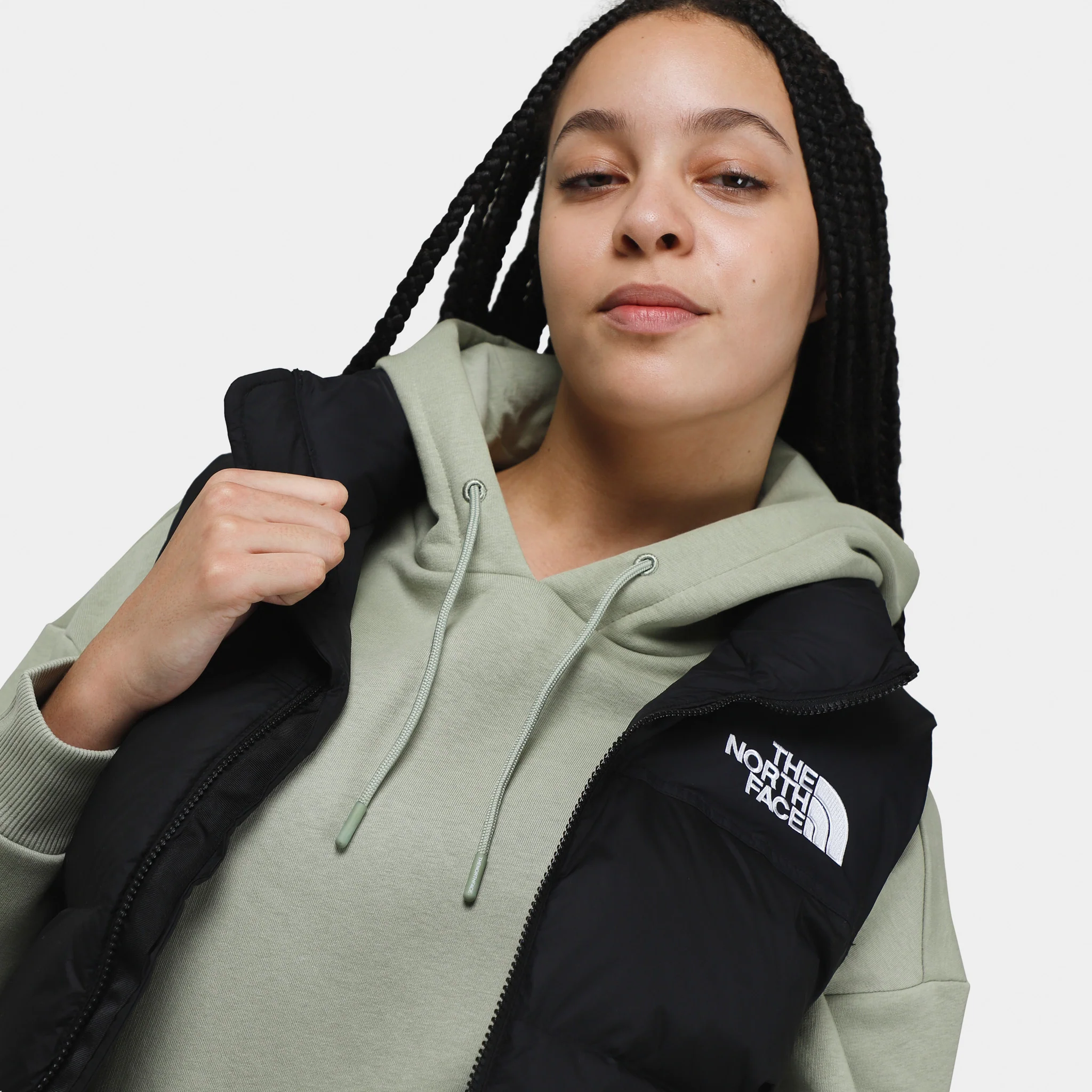 The North Face Women's Nuptse Vest / Recycled TNF Black - Image 3