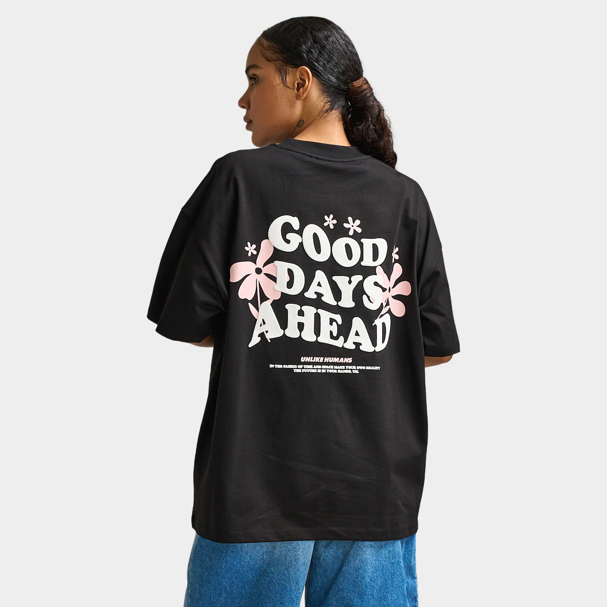 Unlike Humans Days T Shirt / Black