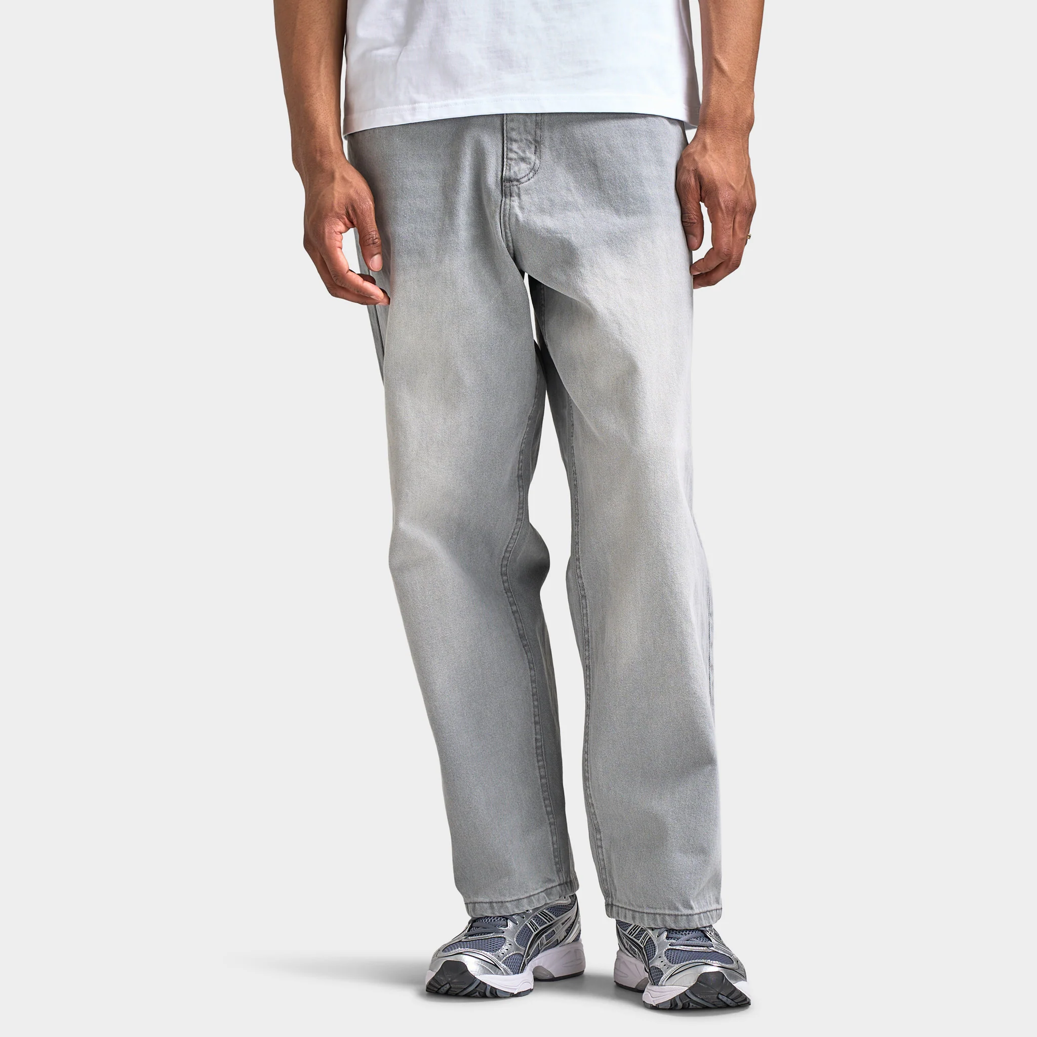 Unlike Humans Helms Jean Grey Wash Denim / Grey